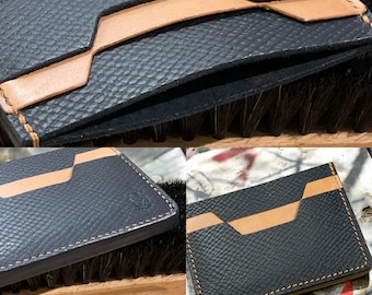 Handcrafted  Leather  Card / Cash Modern Style Wallet, Card Holder Ready to Ship