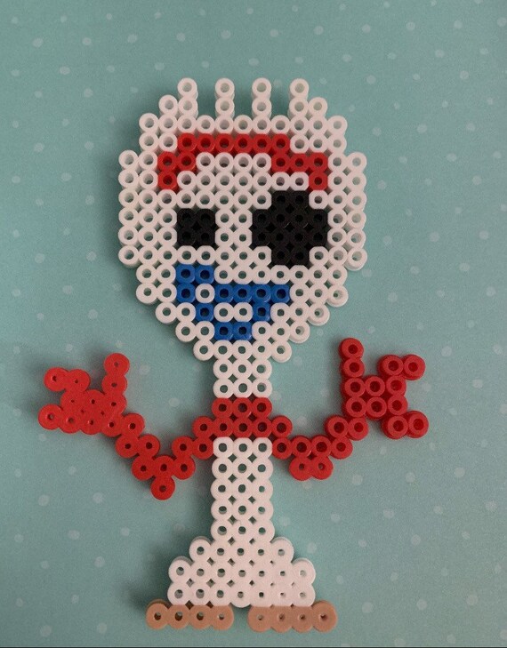 perler beads forky