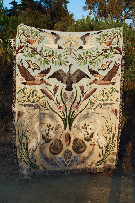 Carolina Lowcountry | South Carolina Coastal Wildlife Blanket
