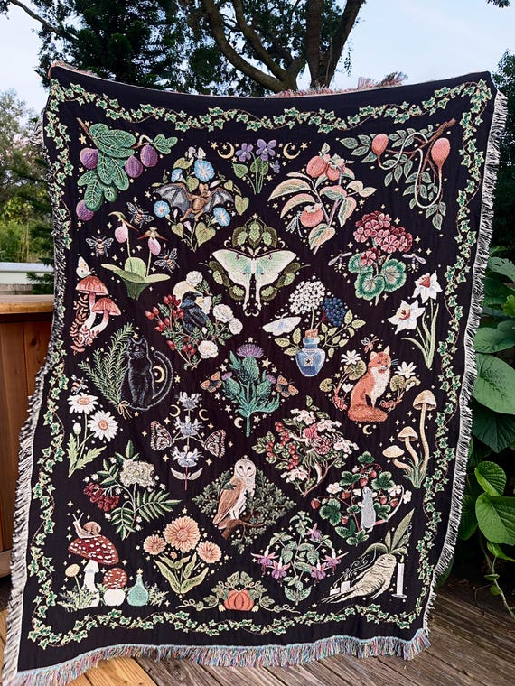 Apothecary’s Workshop | Enchanted Botanical Blanket