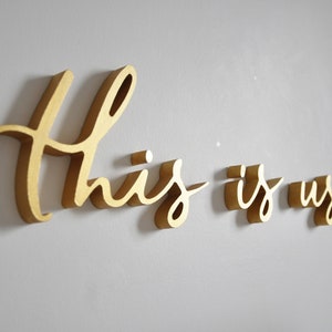 This is Us Sign Valentines Day Decor | Family Wall decor sign | gallery wall sign | perfect gift for anniversaries | Valentines day gift