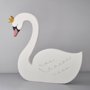 Swan Princess |Swan Nursery Decor | Gift for Girls | Swan Princess