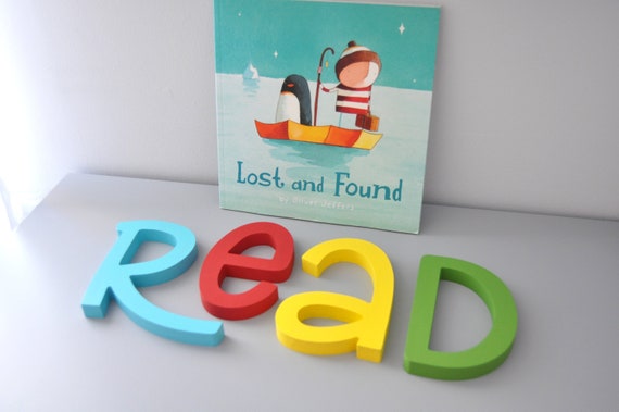 Read Wooden Letters Nursery Wall Decor Brigt Colorful Letters Best