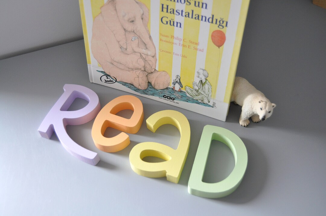 Read Wooden Letters Nursery Wall Decor - Pastel Colorful Letters- Best ...