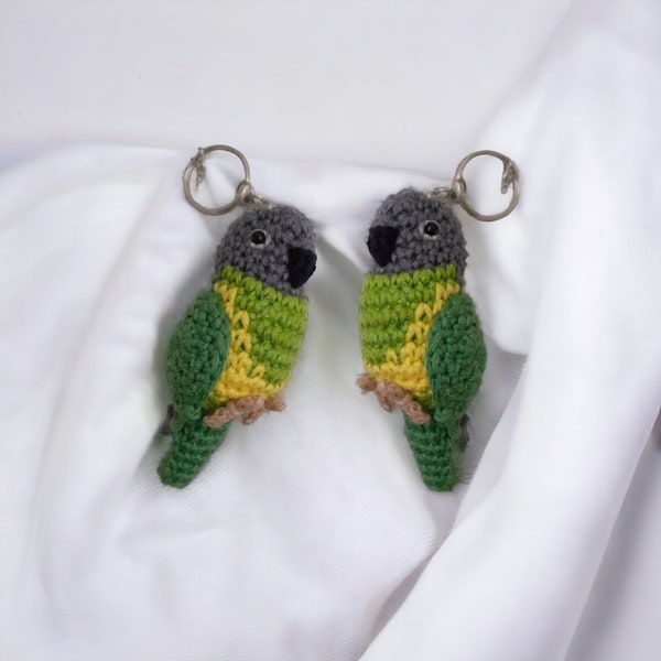 Keychain Senegal parrot.