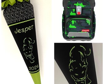 Step by Step Schulranzen Space Set 5-teilig Danger Cat Chico