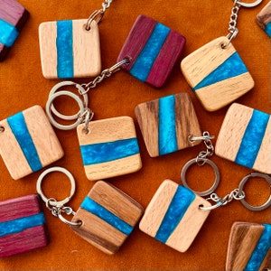 Resin River Key Ring / Pendent / Keychain