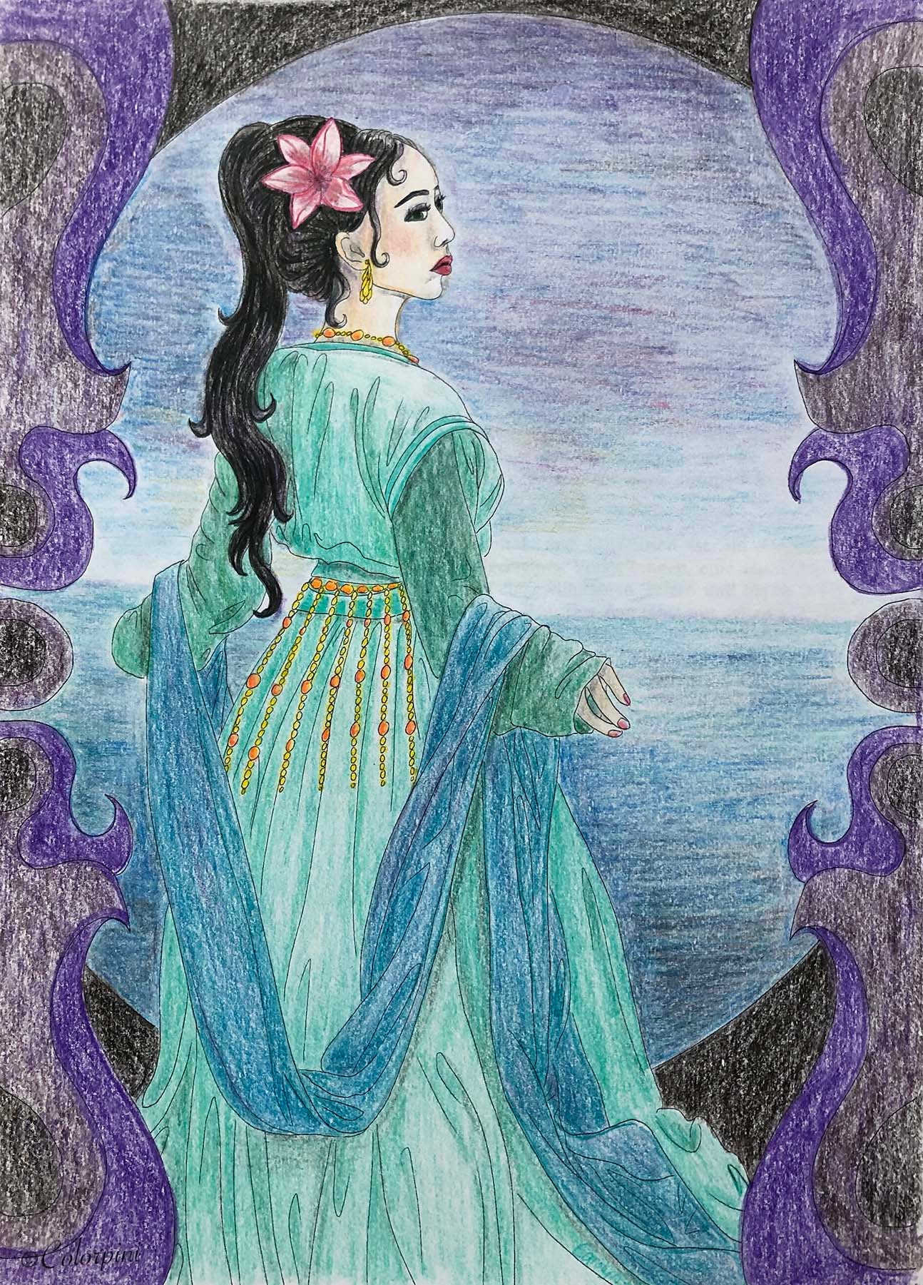 The ENCHANTED DOOR Set Colorpini Printable Adult Coloring | Etsy