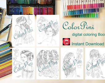 ハーベストタイム 第3巻：手描きのグレースケールと線画で印刷できる大人向け塗り絵（PDFダウンロード）