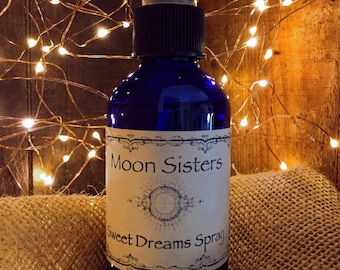Sandalwood Aromatherapy Spray - "Sweet Dreams" Pillow/Linen/Room Spritzer - Sweetgrass/White Lotus (4 oz)