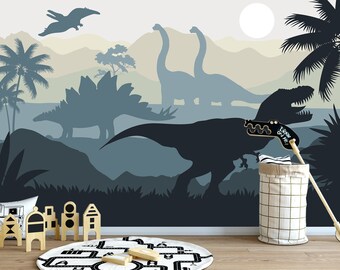 Featured image of post Bedroom Dinosaur Wall Mural Check out our dinosaur wall mural selection for the very best in unique or custom handmade pieces from our wall d cor shops