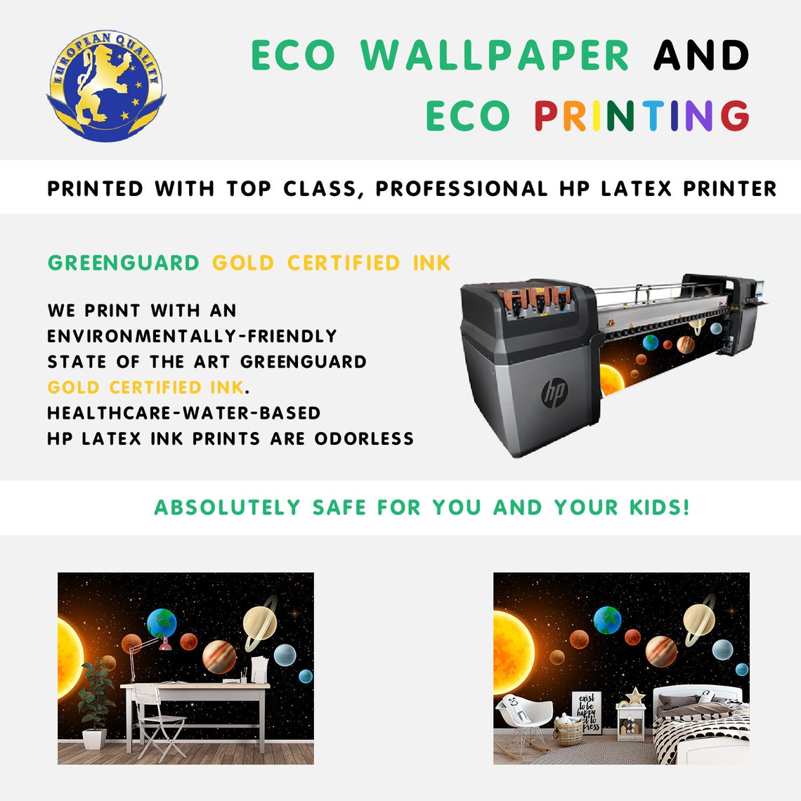 Space Wallpaper Kids Nursery Night Wallpaper Removable - Etsy