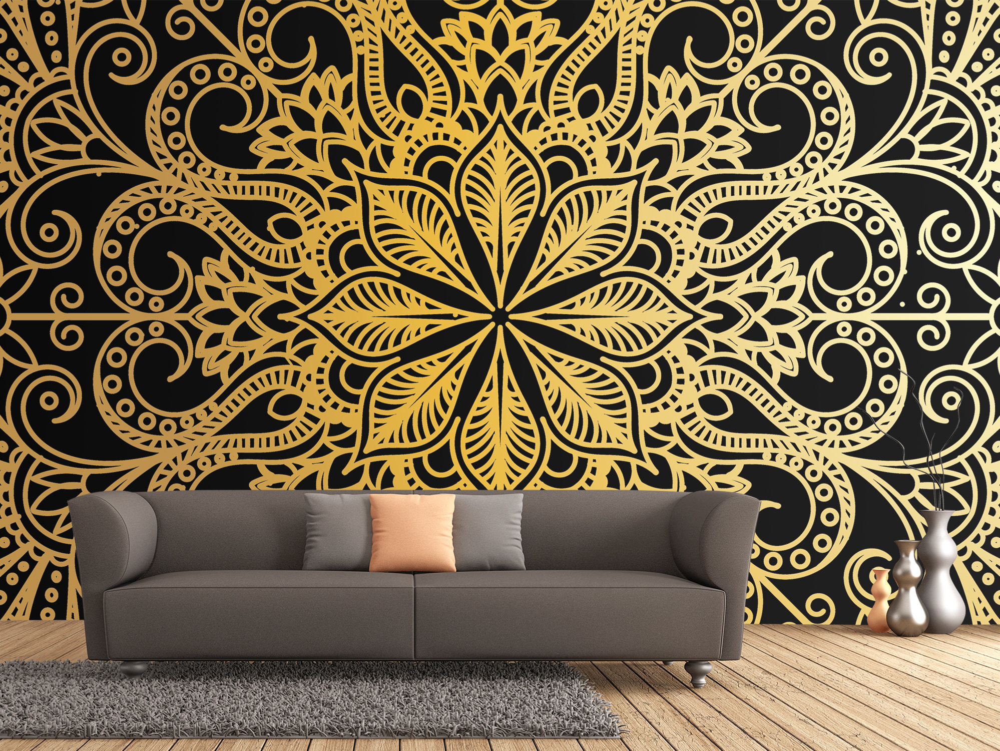 Bohemian Pattern Peel and Stick Wallpaper Wall Décor Home & Living etna
