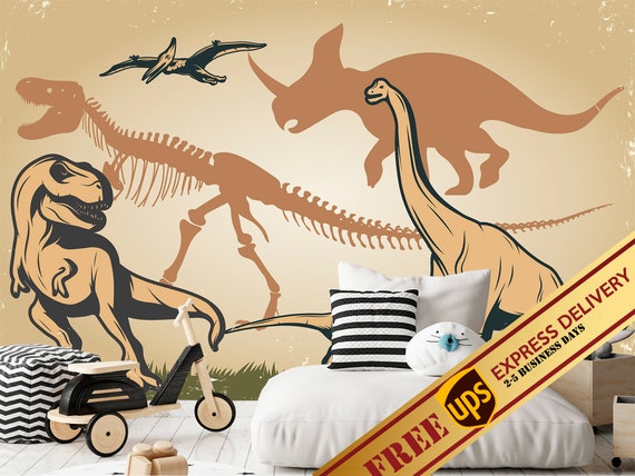 Jurassic World Wallpaper para niños. Papel pintado de - Etsy México Jurassic World Wallpaper para niños. Papel pintado de - Etsy México