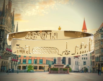 Armbander Mit Koordinaten Und Skylines Bekannter Von Mycitytogoeu