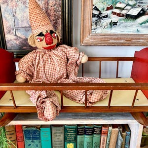 Vintage rocking doll cradle