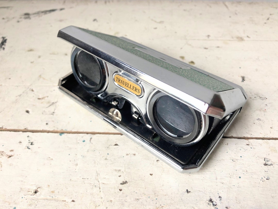 Vintage Travellers Folding Opera Glasses 2.5x Made in Japan Etsy