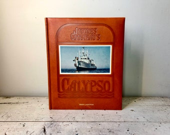 Jacques 楽しく Cousteau's Calypsoのハードカバー：希少本