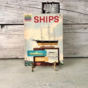 1963 How and Why Wonder Book of Ships