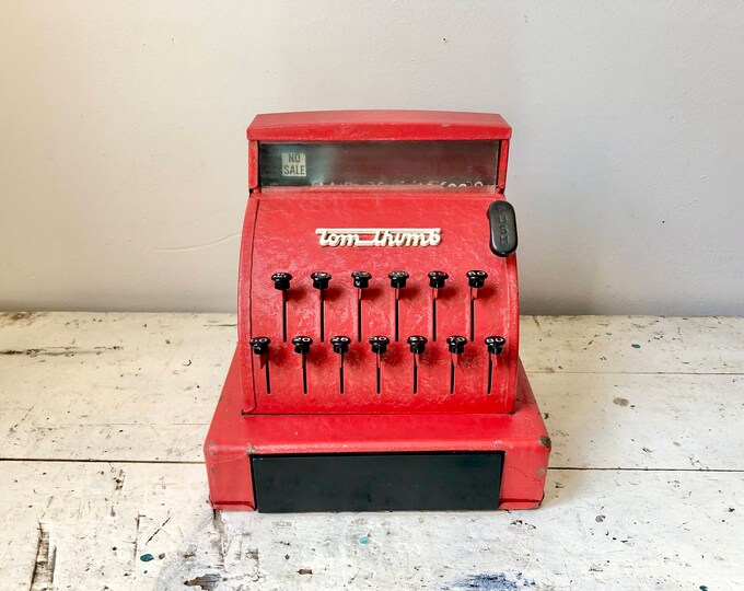 Vintage Tom Thumb Play Cash Register Etsy