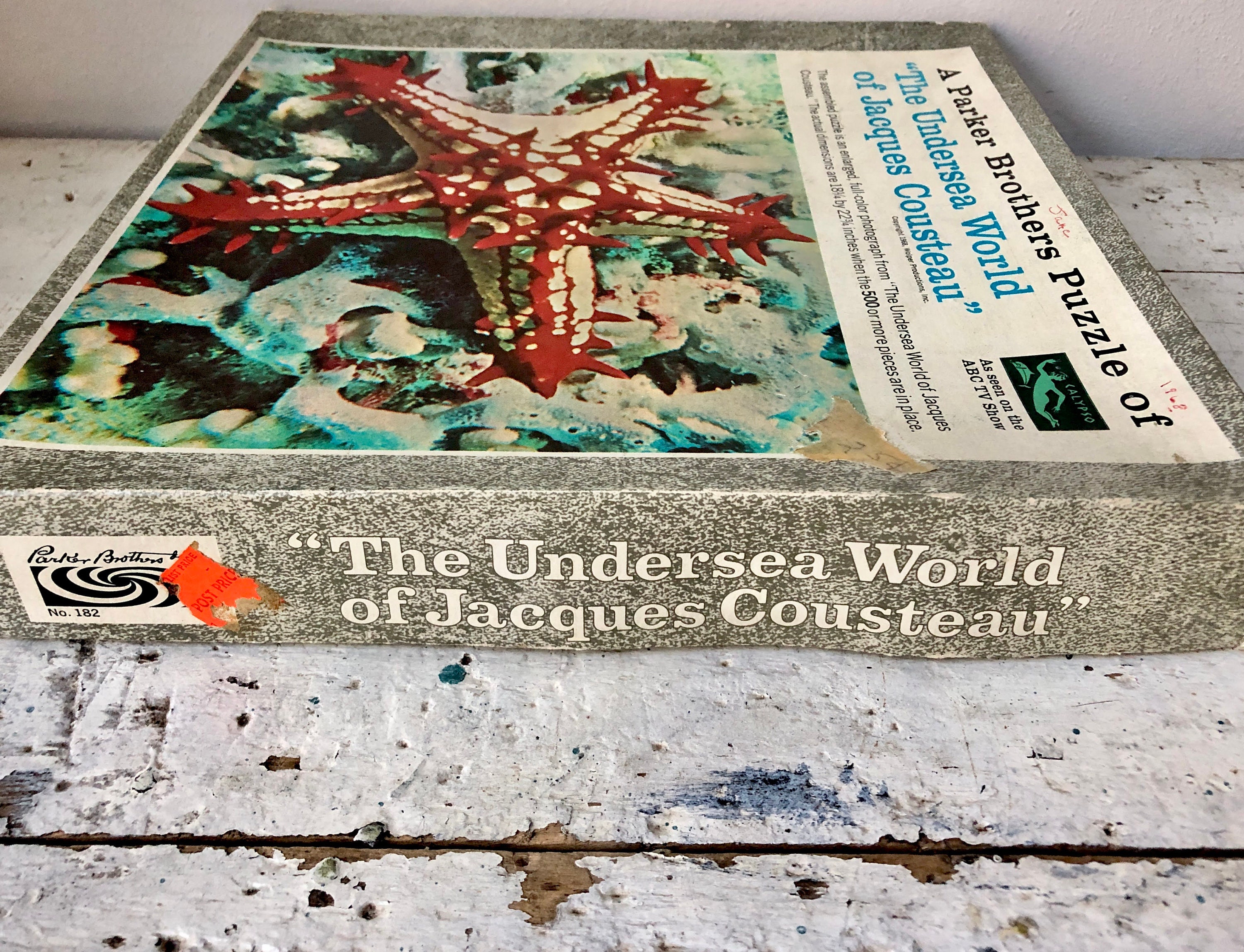 1968 Jigsaw Puzzle the Undersea World of Jacques Etsy