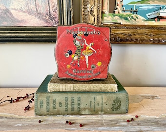 Antique Mackintosh's Carnival Assortment de Luxe toffee tin