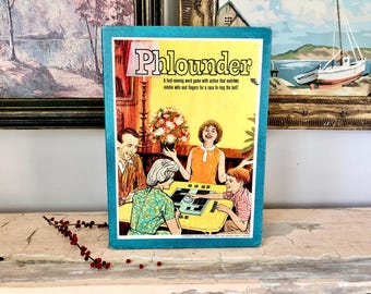 1962 complete game of Phlounder, a 3M Bookshelf Game