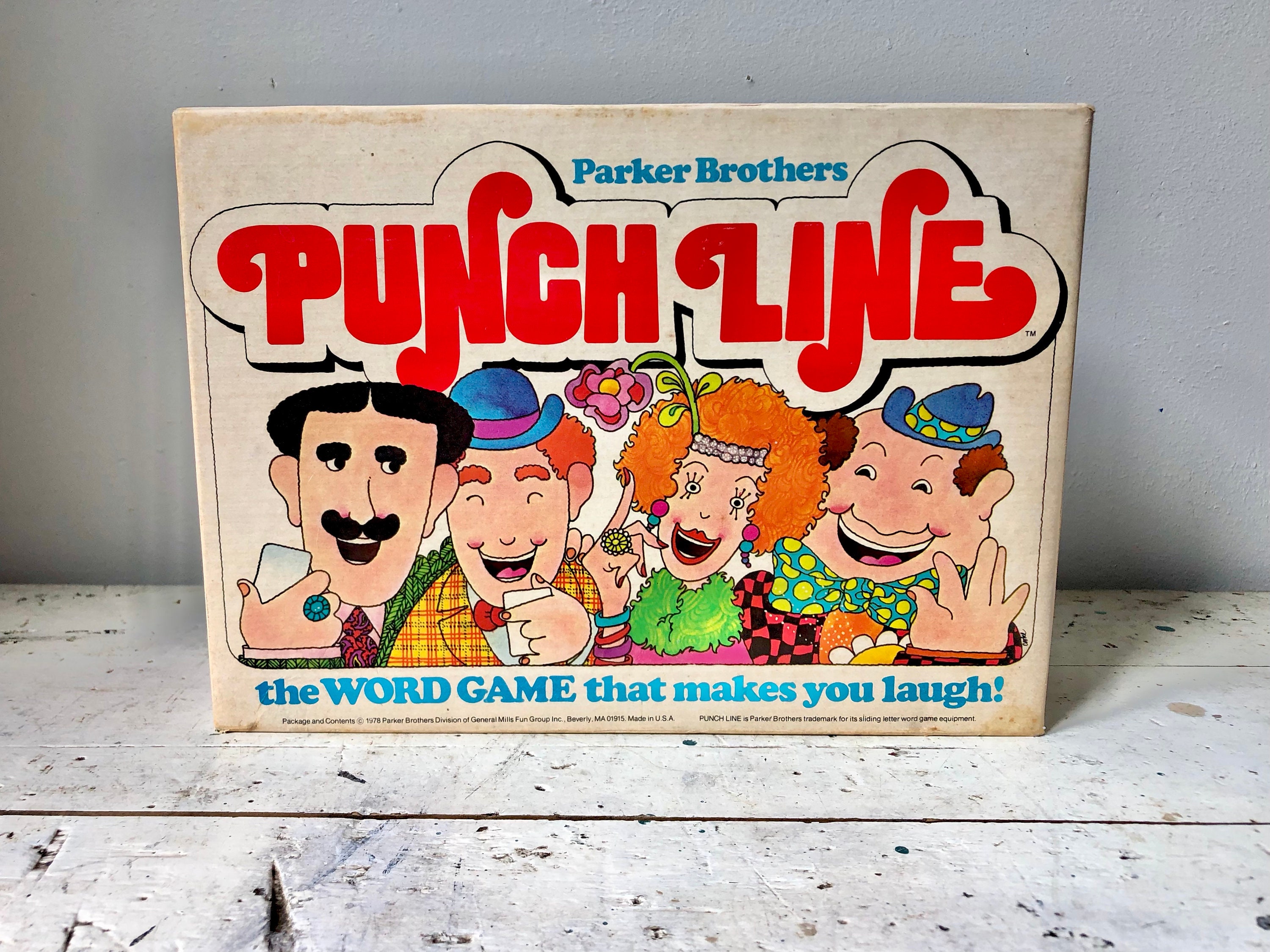 1978 Parker Brothers Punch Line word game