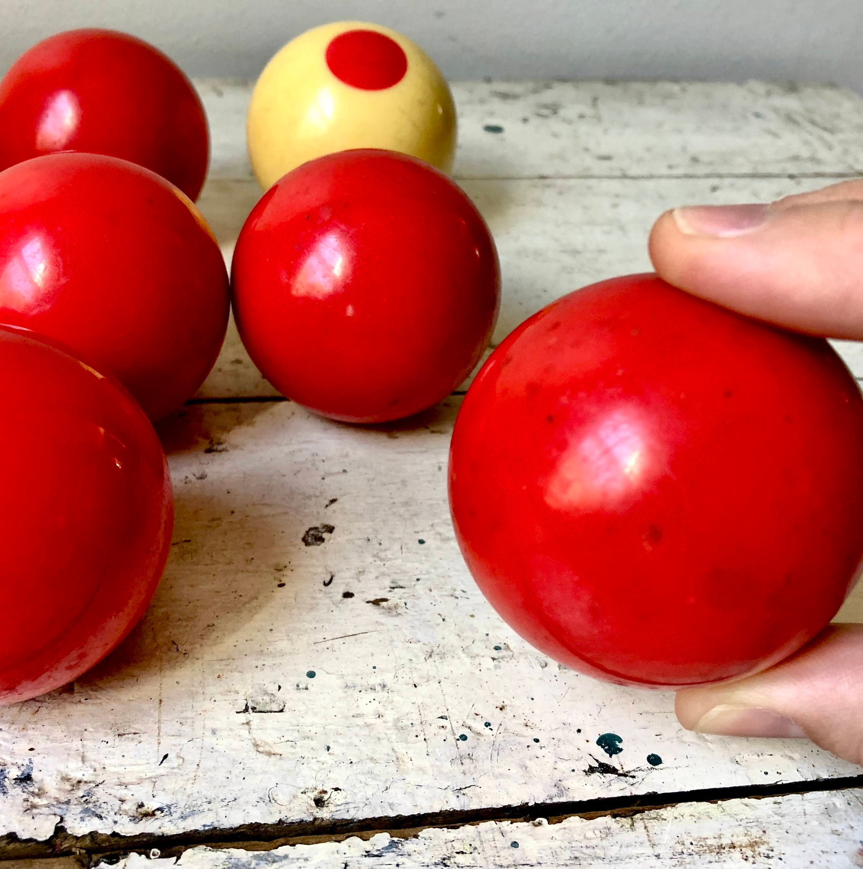 Set of 12 Vintage Bakelite Bumper Pool Balls - Etsy