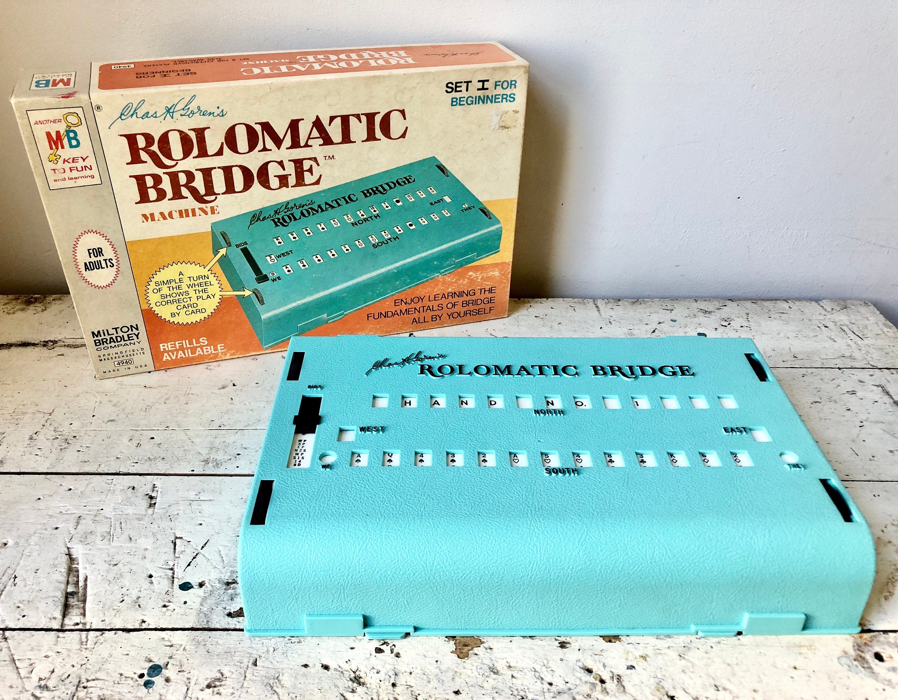 Jeu De Société Ancien - Goren's Bridge For Two - Version Anglaise Complète - Pour 2 Joueurs - État Très Bon