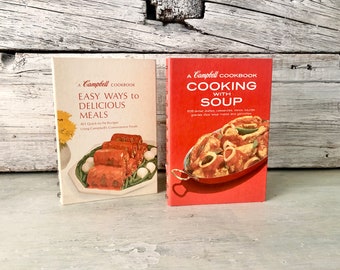Two vintage Campbell's cookbooks