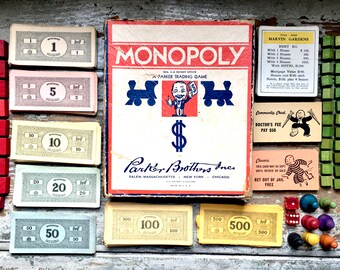 1935 Monopoly Etsy 1935 Monopoly Etsy
