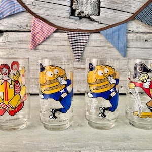 1977 McDonald&#39;s collectible glasses, sold separately