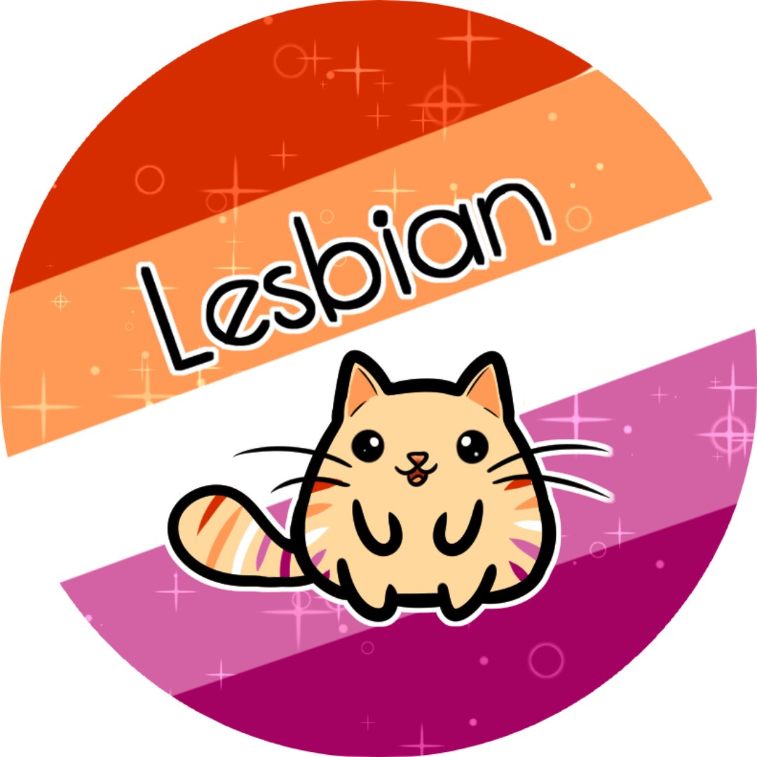 Lesbian Pride cat - Etsy