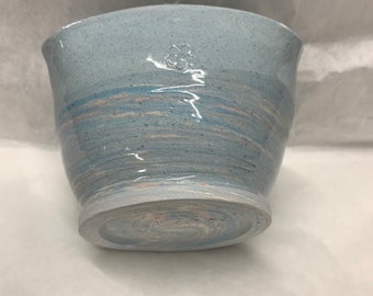 Jewelry Vanity Home Office Zen Dish Cup Gift Nerikomi Marbled Pearl Sand