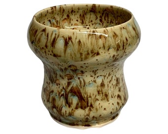 Vase Pottery Mocha Marble