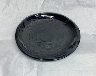 Black Chrome Mushroom Plate