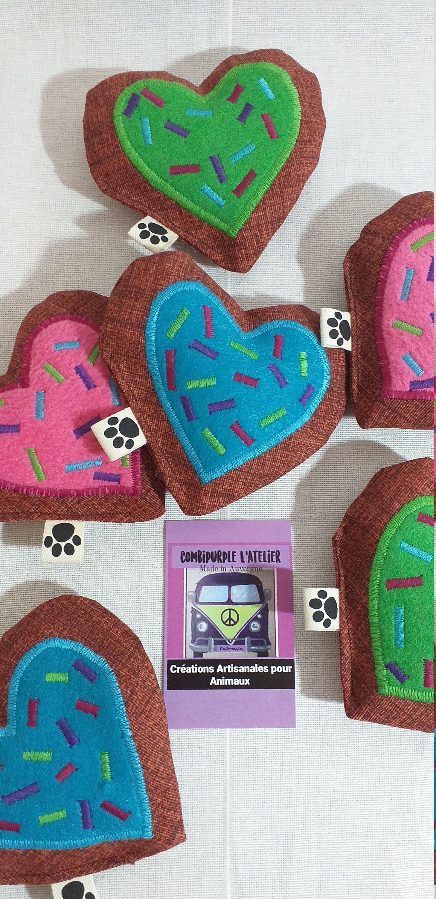 Jouet Chat Donut Coeur