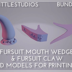 Claw and Mouth Wedge 3D Model for Printing | WittleStudios