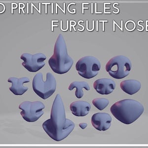 Fursuit Noses | 3D Print Files