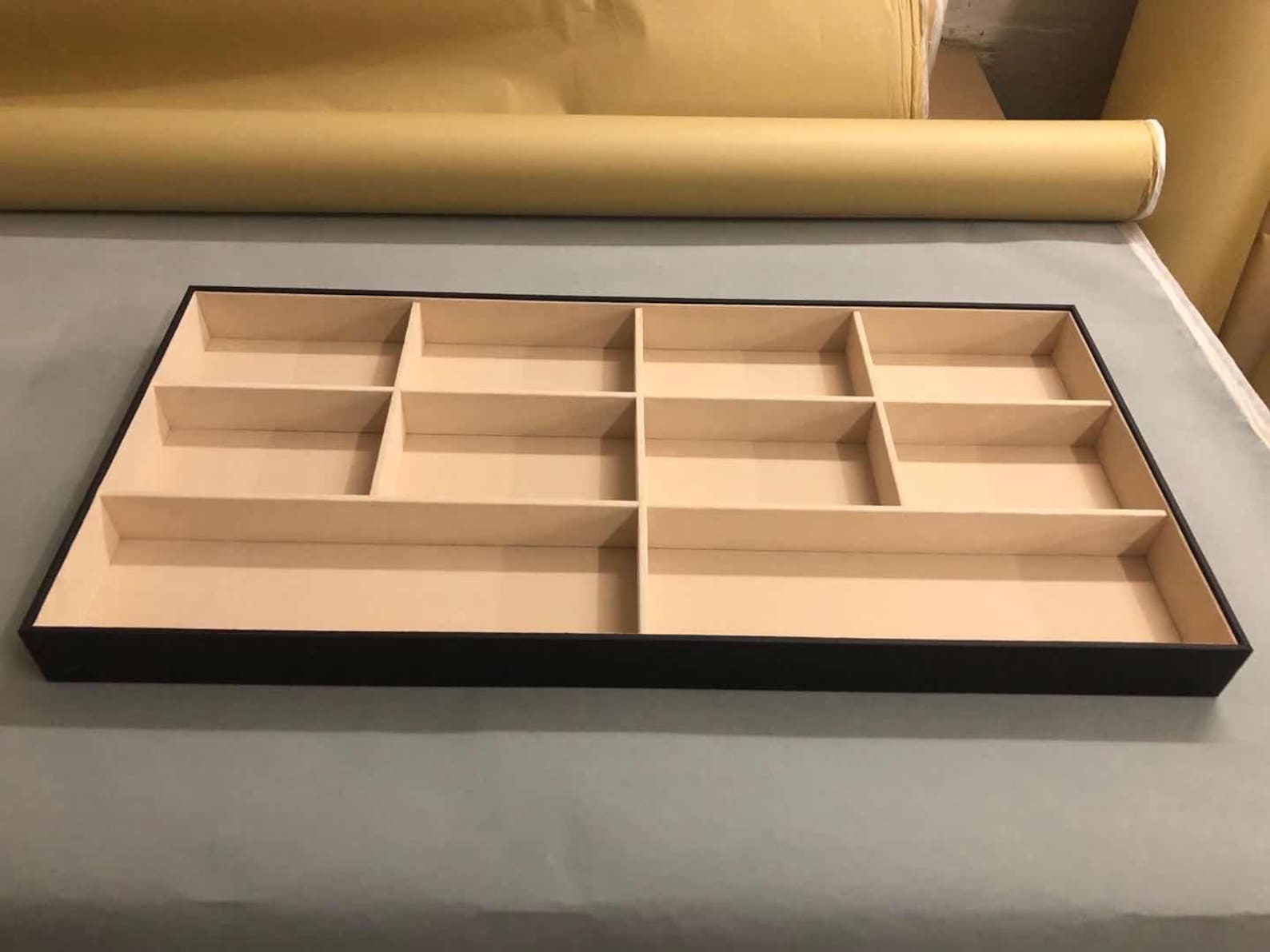 PU Jewelry Organizer Custom Jewelry Trays Drawer Inserts Customization