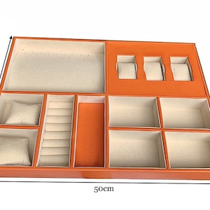 Custom Jewelry Drawer Inserts | Velvet Drawer Organizer Trays | Personalized Jewelry Storage｜Jewelry Organizer  Trays｜Closet Organizer