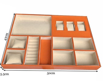Custom Jewelry Drawer Inserts | Velvet Drawer Organizer Trays | Personalized Jewelry Storage｜Jewelry Organizer  Trays｜Closet Organizer