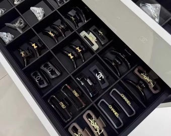 Custom Handmade Velvet Jewelry Tray – PU Leather Drawer Organizer