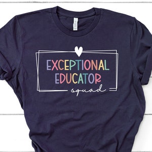 Exceptional Educator Squad Inclusion Shirt The Future Is Inclusive Special Education Teacher Neurodiversity Shirt Autism Awareness GBTD1354