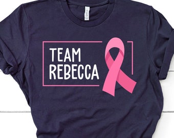 Breast Cancer T-shirt, Motivational T-shirt, Cancer Awareness T-shirt, Personalized Team Cancer T-shirt , Cancer Support Team Shirt GBTD1322
