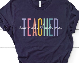 Social Studies Teacher Shirt, Social Studies Shirt, History Teacher Shirt, History Geography Shirt, Teacher Appreciation Week Gift GBTD0617