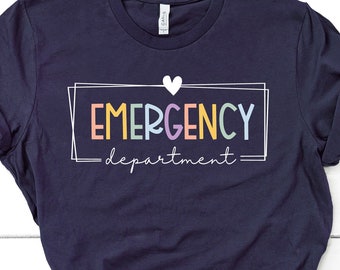 Emergency Department Nurse Shirt, ER Gift