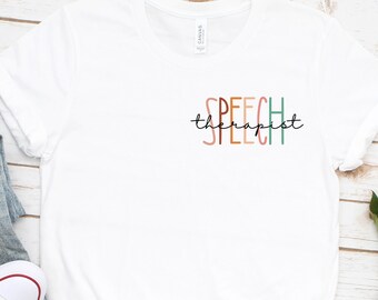 SLP Shirt, Speech Therapist Shirt, Speech Language Crew, Speech Therapy Shirt, SLP Life, SLP Pocket, Speech Pocket Shirt  / GBTD1242