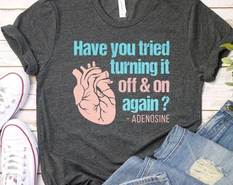 Anatomical Heart Nurse Shirts, Nursing Student, Nurse Gift, ICU Nurse, Registered Nurse, Anatomy Nurse Grad Gift, RN, LPN, er nurse GBTD1471